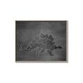 Picture of Geo Dino I Black  _GroupedProduct_Rectangle_Landscape_Mini_ _GroupedProduct_Rectangle_Landscape_Canvas_Framed_