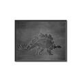 Picture of Geo Dino I Black  _GroupedProduct_Rectangle_Landscape_Mini_ _GroupedProduct_Rectangle_Landscape_Canvas_Framed_