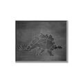 Picture of Geo Dino I Black  _GroupedProduct_Rectangle_Landscape_Mini_ _GroupedProduct_Rectangle_Landscape_Canvas_Framed_
