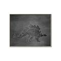 Picture of Geo Dino I Black  _GroupedProduct_Rectangle_Landscape_Mini_ _GroupedProduct_Rectangle_Landscape_Canvas_Framed_