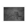 Picture of Geo Dino I Black  _GroupedProduct_Rectangle_Landscape_Mini_ _GroupedProduct_Rectangle_Landscape_Canvas_Framed_