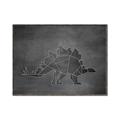 Picture of Geo Dino I Black  _GroupedProduct_Rectangle_Landscape_Mini_ _GroupedProduct_Rectangle_Landscape_Canvas_Framed_