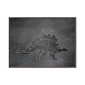 Picture of Geo Dino I Black  _GroupedProduct_Rectangle_Landscape_Mini_ _GroupedProduct_Rectangle_Landscape_Canvas_Framed_