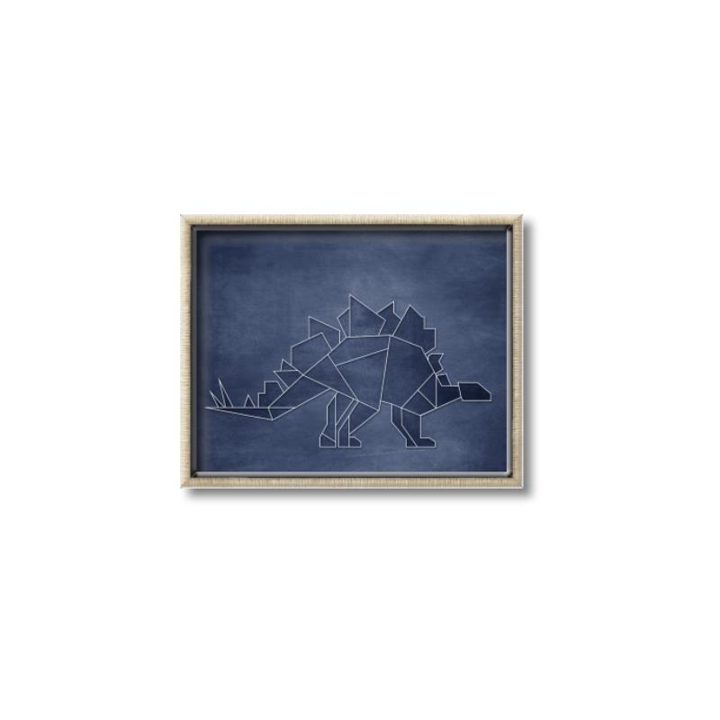 Picture of Geo Dino I  _GroupedProduct_Rectangle_Landscape_Mini_ _GroupedProduct_Rectangle_Landscape_Canvas_Framed_