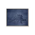 Picture of Geo Dino I  _GroupedProduct_Rectangle_Landscape_Mini_ _GroupedProduct_Rectangle_Landscape_Canvas_Framed_