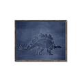Picture of Geo Dino I  _GroupedProduct_Rectangle_Landscape_Mini_ _GroupedProduct_Rectangle_Landscape_Canvas_Framed_