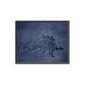 Picture of Geo Dino I  _GroupedProduct_Rectangle_Landscape_Mini_ _GroupedProduct_Rectangle_Landscape_Canvas_Framed_