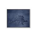 Picture of Geo Dino I  _GroupedProduct_Rectangle_Landscape_Mini_ _GroupedProduct_Rectangle_Landscape_Canvas_Framed_