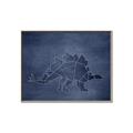 Picture of Geo Dino I  _GroupedProduct_Rectangle_Landscape_Mini_ _GroupedProduct_Rectangle_Landscape_Canvas_Framed_
