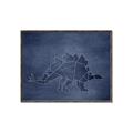 Picture of Geo Dino I  _GroupedProduct_Rectangle_Landscape_Mini_ _GroupedProduct_Rectangle_Landscape_Canvas_Framed_