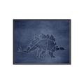 Picture of Geo Dino I  _GroupedProduct_Rectangle_Landscape_Mini_ _GroupedProduct_Rectangle_Landscape_Canvas_Framed_