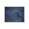 Picture of Geo Dino I  _GroupedProduct_Rectangle_Landscape_Mini_ _GroupedProduct_Rectangle_Landscape_Canvas_Framed_