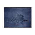 Picture of Geo Dino I  _GroupedProduct_Rectangle_Landscape_Mini_ _GroupedProduct_Rectangle_Landscape_Canvas_Framed_