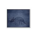 Picture of Geo Dino III    _GroupedProduct_Rectangle_Landscape_Mini_ _GroupedProduct_Rectangle_Landscape_Canvas_Framed_