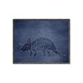 Picture of Geo Dino III    _GroupedProduct_Rectangle_Landscape_Mini_ _GroupedProduct_Rectangle_Landscape_Canvas_Framed_