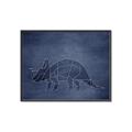 Picture of Geo Dino III    _GroupedProduct_Rectangle_Landscape_Mini_ _GroupedProduct_Rectangle_Landscape_Canvas_Framed_