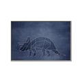 Picture of Geo Dino III    _GroupedProduct_Rectangle_Landscape_Mini_ _GroupedProduct_Rectangle_Landscape_Canvas_Framed_