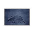 Picture of Geo Dino III    _GroupedProduct_Rectangle_Landscape_Mini_ _GroupedProduct_Rectangle_Landscape_Canvas_Framed_