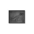 Picture of Geo Dino IV Black  _GroupedProduct_Rectangle_Landscape_Mini_ _GroupedProduct_Rectangle_Landscape_Canvas_Framed_