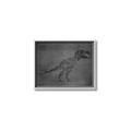 Picture of Geo Dino IV Black  _GroupedProduct_Rectangle_Landscape_Mini_ _GroupedProduct_Rectangle_Landscape_Canvas_Framed_