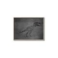 Picture of Geo Dino IV Black  _GroupedProduct_Rectangle_Landscape_Mini_ _GroupedProduct_Rectangle_Landscape_Canvas_Framed_