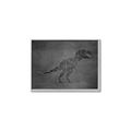 Picture of Geo Dino IV Black  _GroupedProduct_Rectangle_Landscape_Mini_ _GroupedProduct_Rectangle_Landscape_Canvas_Framed_