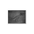 Picture of Geo Dino IV Black  _GroupedProduct_Rectangle_Landscape_Mini_ _GroupedProduct_Rectangle_Landscape_Canvas_Framed_