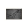 Picture of Geo Dino IV Black  _GroupedProduct_Rectangle_Landscape_Mini_ _GroupedProduct_Rectangle_Landscape_Canvas_Framed_