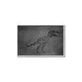 Picture of Geo Dino IV Black  _GroupedProduct_Rectangle_Landscape_Mini_ _GroupedProduct_Rectangle_Landscape_Canvas_Framed_
