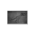 Picture of Geo Dino IV Black  _GroupedProduct_Rectangle_Landscape_Mini_ _GroupedProduct_Rectangle_Landscape_Canvas_Framed_