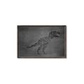 Picture of Geo Dino IV Black  _GroupedProduct_Rectangle_Landscape_Mini_ _GroupedProduct_Rectangle_Landscape_Canvas_Framed_