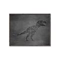 Picture of Geo Dino IV Black  _GroupedProduct_Rectangle_Landscape_Mini_ _GroupedProduct_Rectangle_Landscape_Canvas_Framed_
