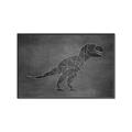 Picture of Geo Dino IV Black  _GroupedProduct_Rectangle_Landscape_Mini_ _GroupedProduct_Rectangle_Landscape_Canvas_Framed_