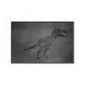 Picture of Geo Dino IV Black  _GroupedProduct_Rectangle_Landscape_Mini_ _GroupedProduct_Rectangle_Landscape_Canvas_Framed_