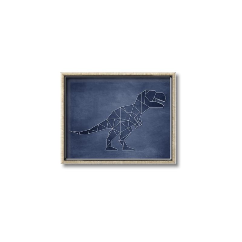 Picture of Geo Dino IV     _GroupedProduct_Rectangle_Landscape_Mini_ _GroupedProduct_Rectangle_Landscape_Canvas_Framed_