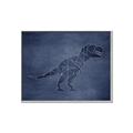 Picture of Geo Dino IV     _GroupedProduct_Rectangle_Landscape_Mini_ _GroupedProduct_Rectangle_Landscape_Canvas_Framed_