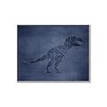 Picture of Geo Dino IV     _GroupedProduct_Rectangle_Landscape_Mini_ _GroupedProduct_Rectangle_Landscape_Canvas_Framed_