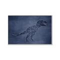 Picture of Geo Dino IV     _GroupedProduct_Rectangle_Landscape_Mini_ _GroupedProduct_Rectangle_Landscape_Canvas_Framed_