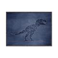 Picture of Geo Dino IV     _GroupedProduct_Rectangle_Landscape_Mini_ _GroupedProduct_Rectangle_Landscape_Canvas_Framed_