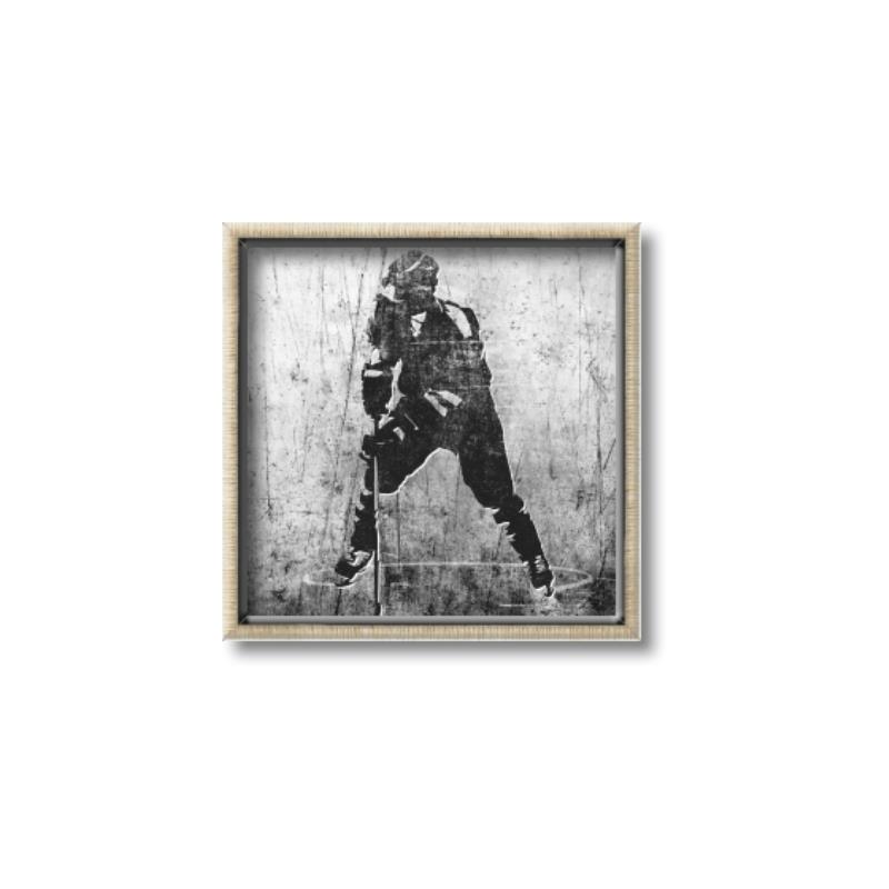 Picture of Ice Hockey Player II  _GroupedProduct_Square_Mini_ _GroupedProduct_Square_Canvas_Framed_