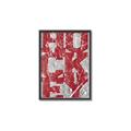 Picture of Hockey Red _GroupedProduct_Rectangle_Portrait_Mini_ _GroupedProduct_Rectangle_Portrait_Canvas_Framed_