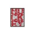 Picture of Hockey Red _GroupedProduct_Rectangle_Portrait_Mini_ _GroupedProduct_Rectangle_Portrait_Canvas_Framed_