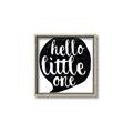 Picture of Hello Little One _GroupedProduct_Square_Mini_ _GroupedProduct_Square_Canvas_Framed_