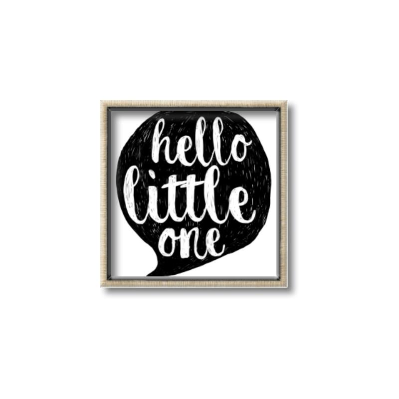 Picture of Hello Little One _GroupedProduct_Square_Mini_ _GroupedProduct_Square_Canvas_Framed_