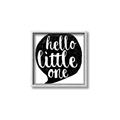 Picture of Hello Little One _GroupedProduct_Square_Mini_ _GroupedProduct_Square_Canvas_Framed_