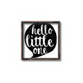 Picture of Hello Little One _GroupedProduct_Square_Mini_ _GroupedProduct_Square_Canvas_Framed_