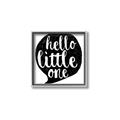 Picture of Hello Little One _GroupedProduct_Square_Mini_ _GroupedProduct_Square_Canvas_Framed_
