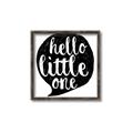 Picture of Hello Little One _GroupedProduct_Square_Mini_ _GroupedProduct_Square_Canvas_Framed_
