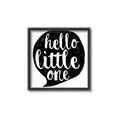 Picture of Hello Little One _GroupedProduct_Square_Mini_ _GroupedProduct_Square_Canvas_Framed_