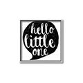 Picture of Hello Little One _GroupedProduct_Square_Mini_ _GroupedProduct_Square_Canvas_Framed_